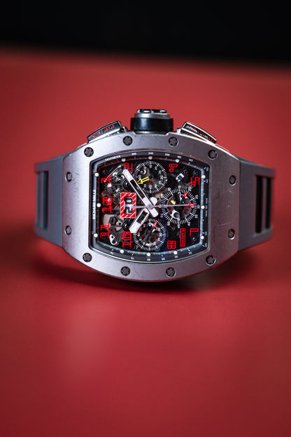 Richard Mille RM011 Titanium Micro Sandblasted Felipe Massa - Beverly Hills Watch Company