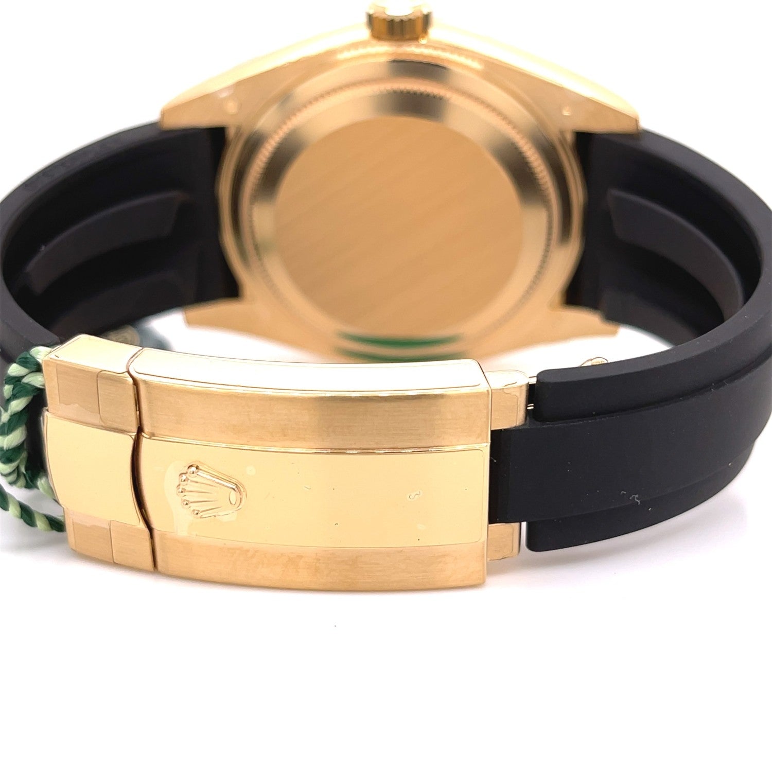 Rolex Sky-Dweller 42mm Yellow Gold Black Dial Oysterflex 326238 - Beverly Hills Watch Company