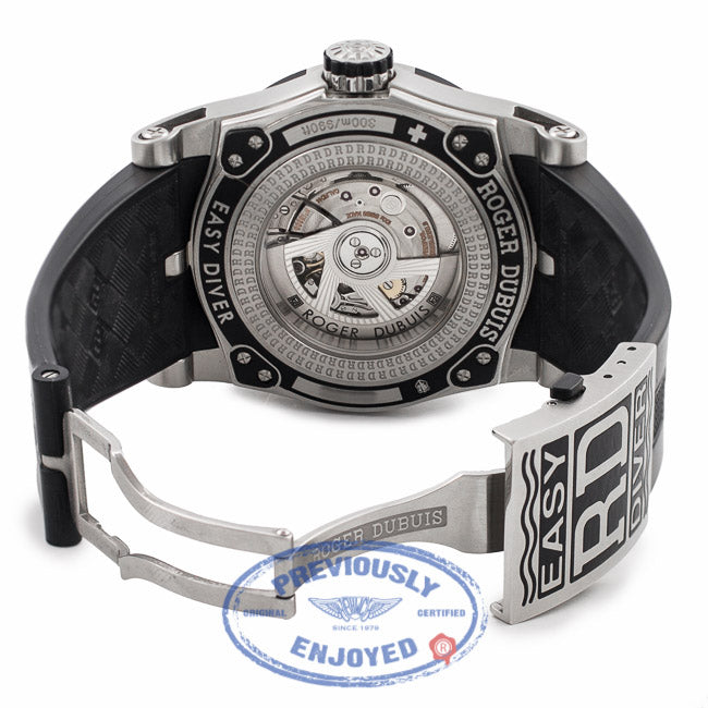 Roger Dubuis Easy Diver Stainless Steel 46MM Black Dial SED4614C9.NCPG9.13R BHZQUF - Beverly Hills Watch Company Watch Store
