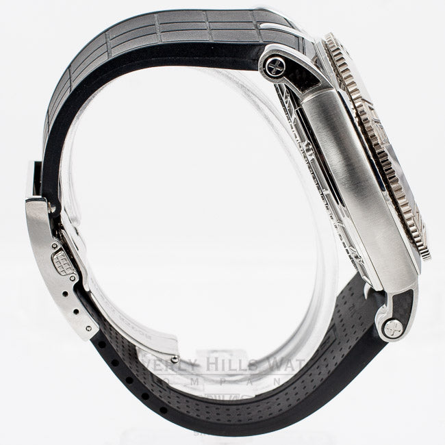 Roger Dubuis Easy Diver Stainless Steel Tourbillon Manual Wind Rubber Strap Deployment Buckle Watch SE48029-03-53-8013 Beverly Hills Watch Company Watch Store