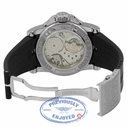 Roger Dubuis Excaliber 45MM Stainless Steel Silver Dial EX45 77 9 3.7AR 2GGXD4 - Beverly Hills Watch Company