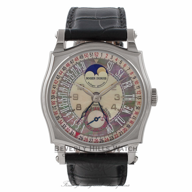 Roger Dubuis Sympathie Center Bi-Retrograde Perpetual Calendar Moonphase S4357100N94.13 - 3903 -Beverly Hills Watch Company Watch Store
