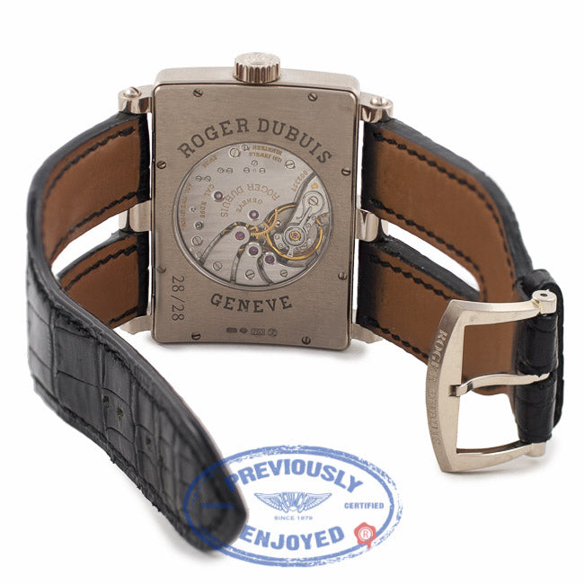 Roger Dubuis Gents Too Much White Gold Black Carbon Fiber Dial T31980K9.7S VG1UZE - Beverly Hills Watch Company Watch Store