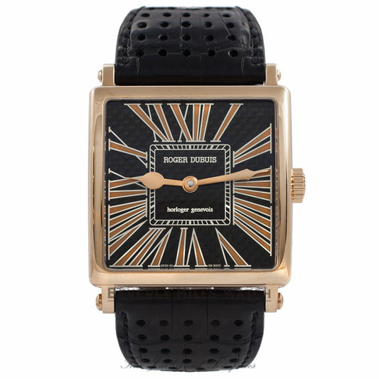 Roger Dubuis Golden Square Golden Square No. 1 18K Rose Gold Horloger Genevois G40145K.97G CUFBIG - Beverly Hills Watch Company Watch Store