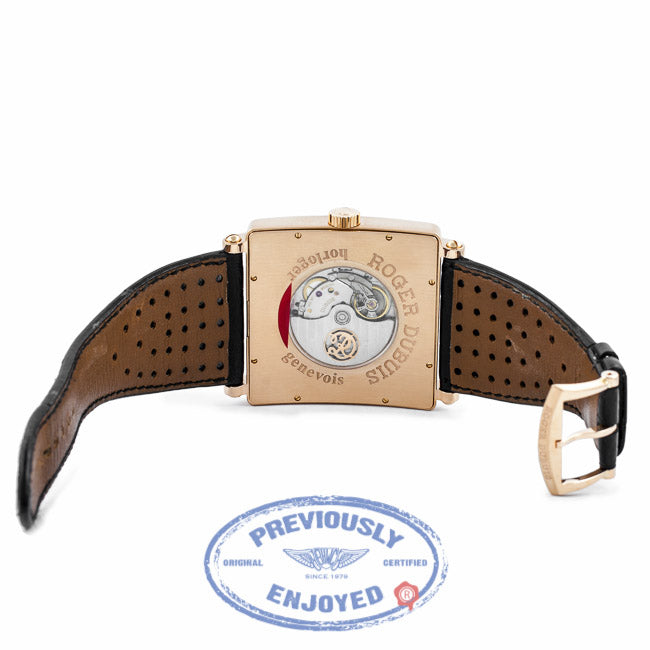 Roger Dubuis Golden Square Rose Gold G43575G22.7A TVYENV - Beverly Hills Watch Company Watch Store