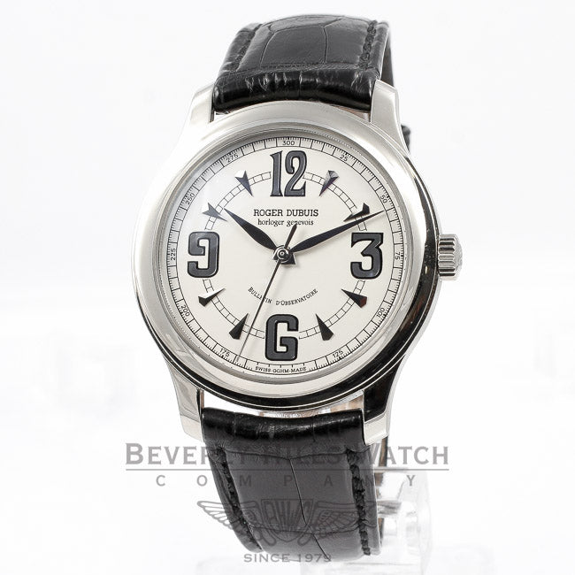 Roger DuBuis Hommage White Gold Watch H405703.63/1408/1801 Beverly Hills Watch Company