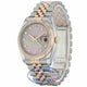 Rolex Datejust 36mm 18k Rose Gold and Stainless Black Mother of Peal Diamond Dial 116231  - Beverly Hills Watch