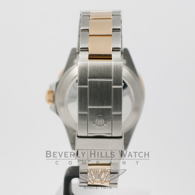 Rolex Submariner Steel and 18K Yellow Gold Serti Diamond and Sapphire Dial Watch 16803 Beverly Hills Watch Company Watches