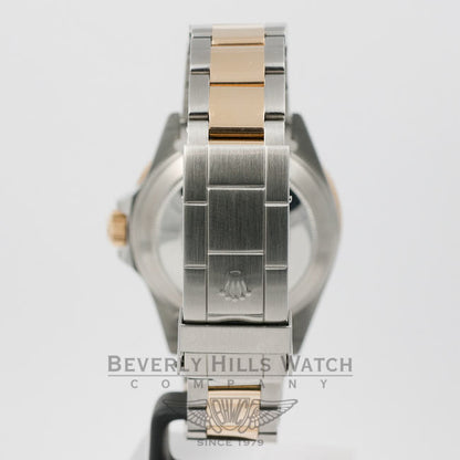 Rolex Submariner Steel and 18K Yellow Gold Serti Diamond and Sapphire Dial Watch 16803 Beverly Hills Watch Company Watches