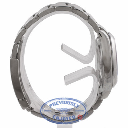 Rolex Air King Stainless Steel Oyster Bracelet Domed Bezel Blue Dial Watch 114200 5PNKPE - Beverly Hills Watch Company Watch Store