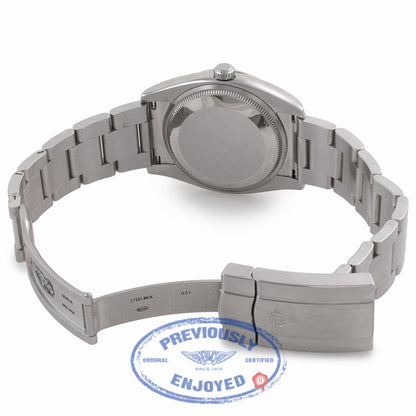 Rolex Air King 34mm Stainless Steel White Dial 114200  TE8VYU - Beverly Hills Watch Company Watch Store