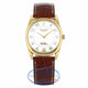 Rolex Cellini Danaos 18k Yellow Gold White Dial Arabic Numerals Brown Leather Strap 4233 8VEJC1 - Beverly Hills Watch Company