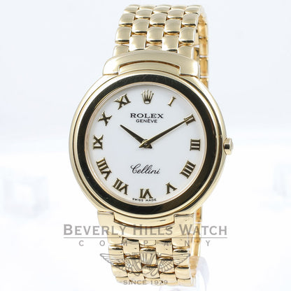 Rolex Cellini 18K Yellow Gold 36mm Case and Bracelet Ladies Watch 6623 Beverly Hills Watch Company