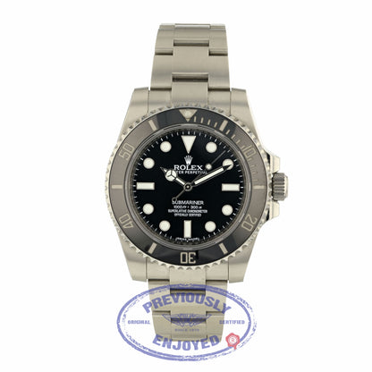 Rolex Submariner Stainless Steel No Date Ceramic Bezel 114060 43TE59 - Beverly Hills Watch Company