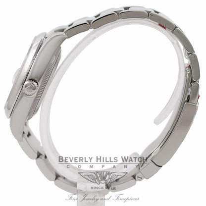 Rolex Date 34mm Stainless Steel Watch 115200 4SB5IU - Beverly Hills Watch Company Watch Store
