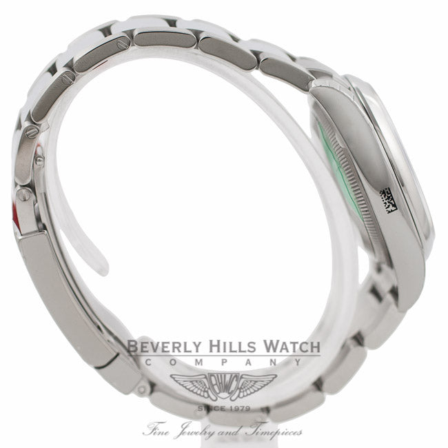 Rolex Date 34mm Stainless Steel Watch 115200 4SB5IU - Beverly Hills Watch Company Watch Store