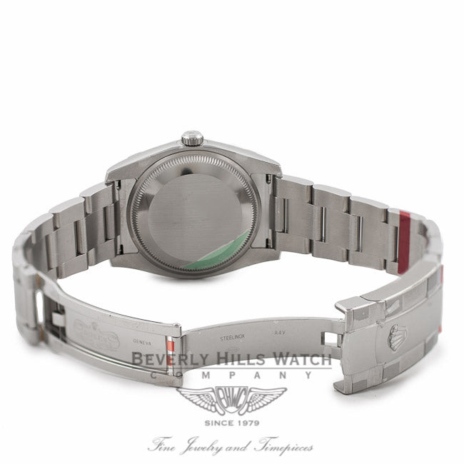 Rolex Date 34mm Stainless Steel Watch 115200 4SB5IU - Beverly Hills Watch Company Watch Store