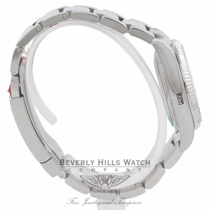 Rolex Date Oyster Perpetual 34MM 18K White Gold Fluted Bezel 115234 WX3CZC - Beverly Hills Watch Company Watch Store