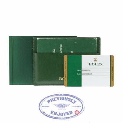 Rolex GMT Master II Bruiser Black/ Blue Ceramic Bezel Stainless Steel 116710BLNR V1A8ZA - Beverly Hills Watch