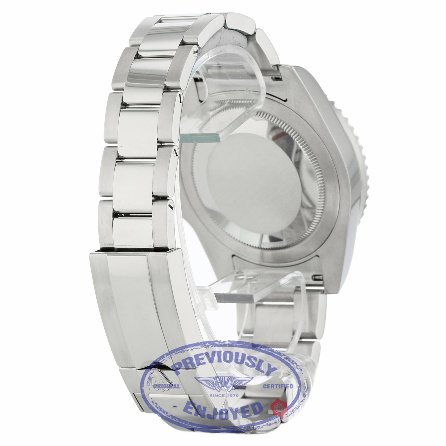 Rolex GMT Master II Bruiser Black/ Blue Ceramic Bezel Stainless Steel 116710BLNR V1A8ZA - Beverly Hills Watch