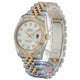 Rolex Datejust 36mm Stainless Steel and Rose Gold Mother of Pearl Diamond Dial 116231 DZH0JT - Beverly Hills Watch Company