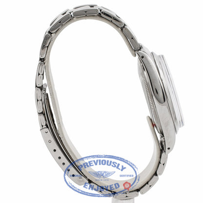 Rolex Date Stainless Steel Domed Bezel Grey Dial 1500 25A3AK - Beverly Hills Watch Company Watch Store