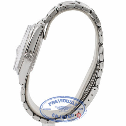 Rolex Date Stainless Steel Domed Bezel Grey Dial 1500 25A3AK - Beverly Hills Watch Company Watch Store