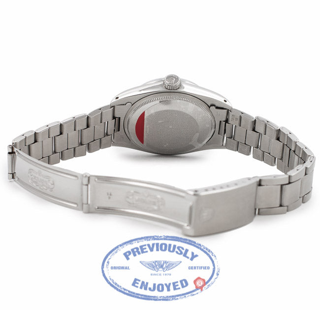 Rolex Date Stainless Steel Domed Bezel Grey Dial 1500 25A3AK - Beverly Hills Watch Company Watch Store