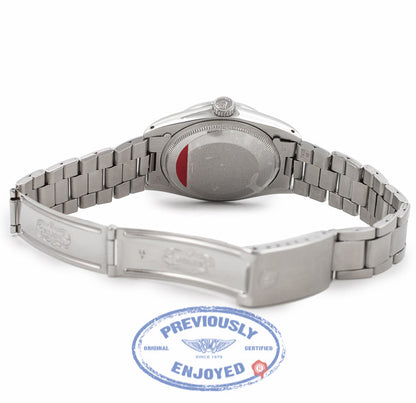 Rolex Date Stainless Steel Domed Bezel Grey Dial 1500 25A3AK - Beverly Hills Watch Company Watch Store