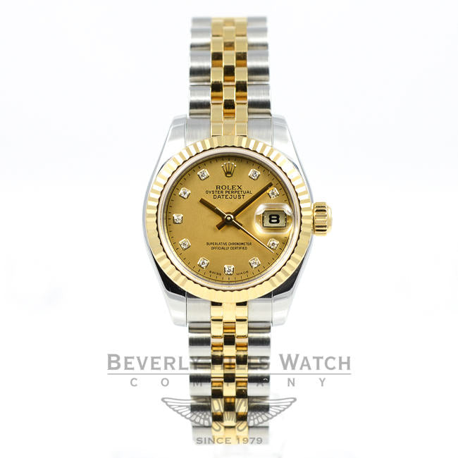 ROLEX DATEJUST 179173 BEVERLY HILLS WATCH COMPANY