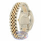 Rolex Datejust 36mm Domed Bezel Stainless Steel and Rose Gold Black Dial 116201 0VYUTU