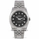 Rolex Datejust 36mm Stainless Steel White Gold Fluted Bezel Black Diamond Dial 116234 YEXHPV- Beverly Hills Watch Company Watch Store