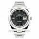 Rolex Datejust 2 41MM Stainless Steel Watch with a White Gold Fluted Bezel 116300 Beverly Hills Watch Store