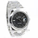 Rolex Datejust 2 41MM Stainless Steel Watch with a White Gold Fluted Bezel 116300 Beverly Hills Watch Store
