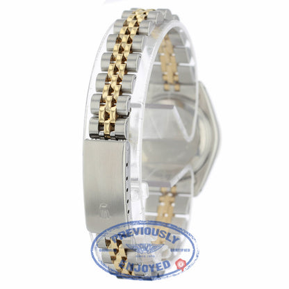 Rolex Datejust 26mm Stainless Steel Yellow Gold Silver Diamond Dial 691733 5H6CXJ - Beverly Hills Watch Company