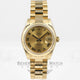 Rolex Datejust 31mm 18K Yellow Gold President Bracelet Fluted Bezel Champagne Roman Numeral Dial Watch 178278 Beverly Hills Watch Company Watches