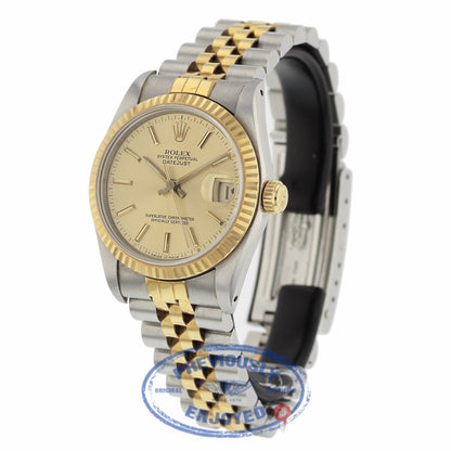 Rolex DateJust 31mm Yellow Gold 68273 - Beverly Hills Watch