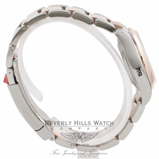 Rolex DateJust 31mm Rose Gold Stainless Steel 11 Diamond Marker Pink Champagne Dial 178241 IM3SHK - Beverly Hills Watch Company Watch Store