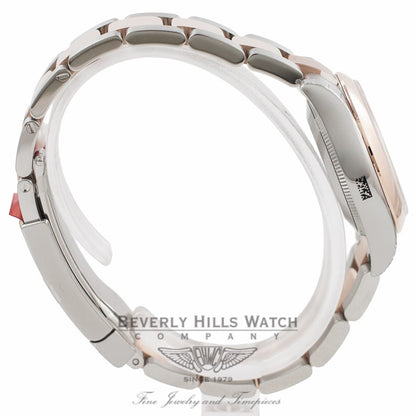 Rolex DateJust 31mm Rose Gold Stainless Steel 11 Diamond Marker Pink Champagne Dial 178241 IM3SHK - Beverly Hills Watch Company Watch Store