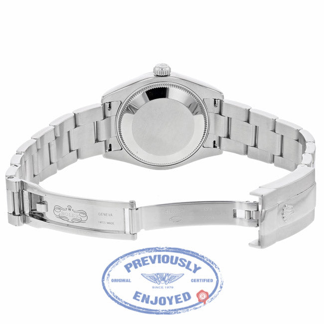 Rolex Datejust 31MM Stainless Steel Blue Dial Roman Numerals Oyster Bracelet 178240 HDH0Y3 - Beverly Hills Watch Company