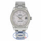 Rolex DateJust 31mm Oyster Perpetual 18k White Gold Diamond Bezel Pink Mother of Pearl 178384 APMJ0U - Beverly Hills Watch Company
