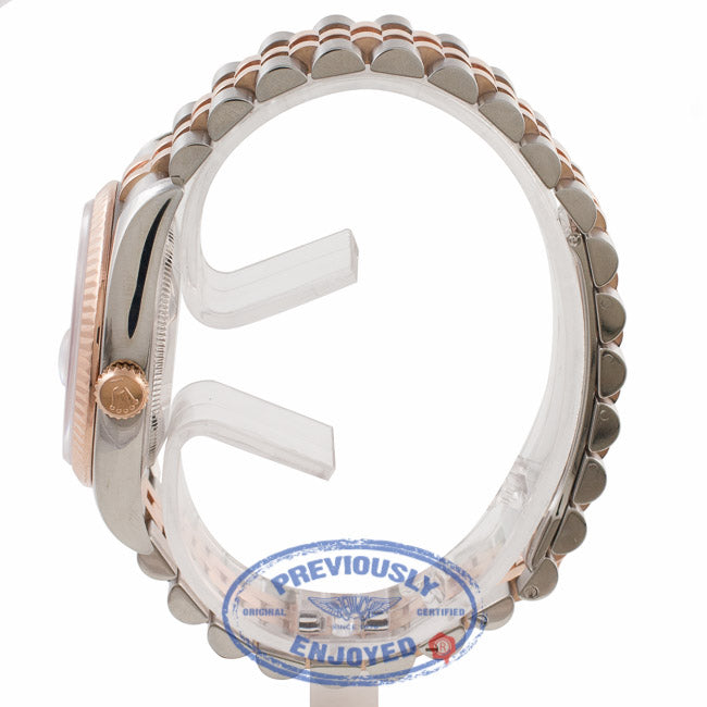 Rolex DateJust 36mm 18k Rose Gold and Stainless