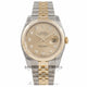 Rolex Datejust 36MM 18K Yellow Gold Stainless Steel 18k Yellow Gold Fluted Bezel Champagne Diamond Dial 116233 1XE99R - Beverly Hills Watch Company Watch Store