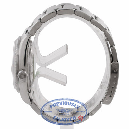 Rolex Datejust 36MM Stainless Steel  Engine Turned Bezel Silver Dial 16220 M5QZQC - Beverly Hills Watch Company Watch Store