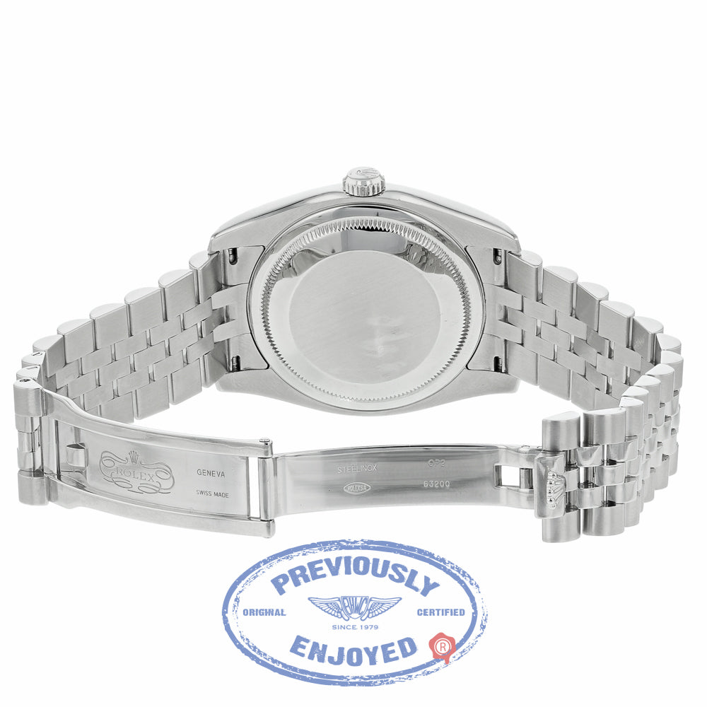 Rolex Datejust 36MM White Roman Dial Jubilee Bracelet 116234 5Z5TCA - Beverly Hills Watch Company