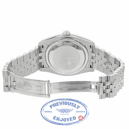 Rolex Datejust 36MM White Roman Dial Jubilee Bracelet 116234 5Z5TCA - Beverly Hills Watch Company