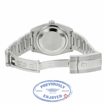 Rolex Datejust 36MM White Roman Dial Oyster Bracelet 116234 5Z5TCA - Beverly Hills Watch Company