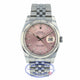 Rolex Datejust Pink Stick Dial White Gold Fluted Bezel 116234 97YD4W - Beverly Hills Watch Company
