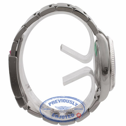 Rolex Datejust 36mm Stainless Steel White Gold Fluted Bezel Pink Dial 116234 E74QV3 - Beverly Hills Watch Company Watch Store