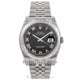 Rolex Datejust 36MM Black Roman Dial Jubilee Bracelet 116234 - Beverly Hills Watch Company Watch Store